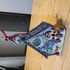 Blue Sky Clayworks Nativity Church Candle House by Heather Goldminc 2009